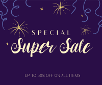 Special Super Sale  Facebook Post Design