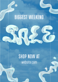 Y2K Sky Sale Flyer Image Preview