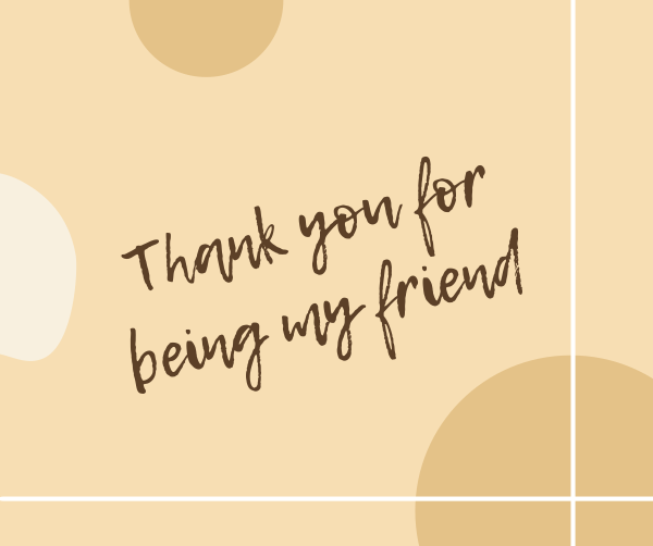 Thank you friend greeting Facebook Post Design Image Preview