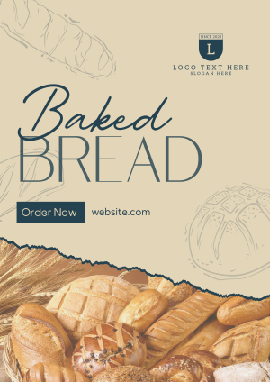 Baked Bread Bakery Flyer Image Preview