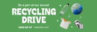 Eco Recycling Drive Twitter Header Preview