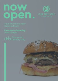 Favorite Burger Shack Poster Design