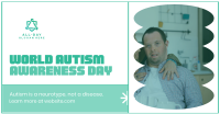 Bold Quirky Autism Day Facebook Ad Design