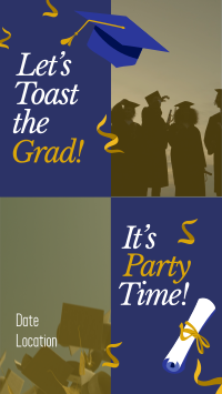 Elegant Graduation TikTok Video Image Preview