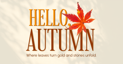 Cozy Autumn Greeting Facebook ad Image Preview