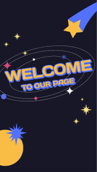 Galaxy Generic Welcome Instagram story Image Preview
