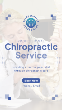 Professional Chiropractor Facebook Story Image Preview