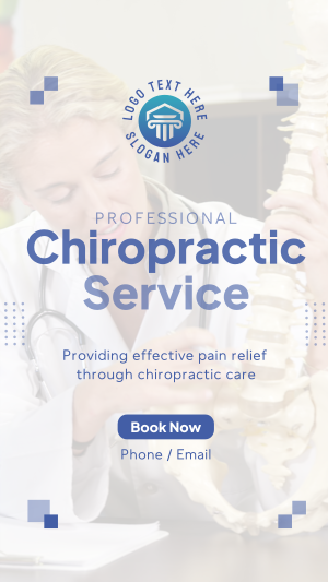 Professional Chiropractor Facebook story Image Preview