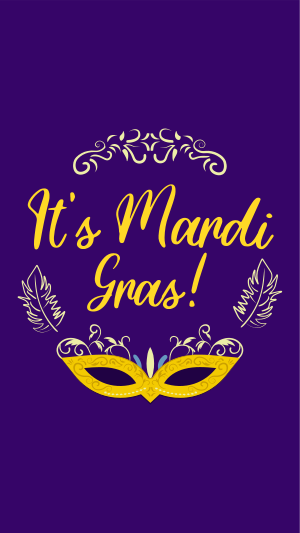 Fancy Mardi Gras Facebook story Image Preview