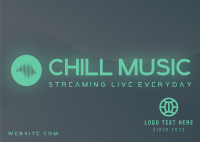 Chill Vibes Postcard Image Preview