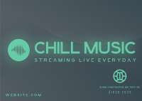 Chill Vibes Postcard Image Preview