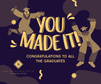 Quirky Graduation Facebook post Image Preview