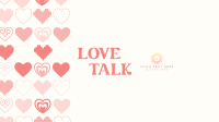 Hearts Pattern YouTube Banner Image Preview