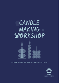 Candle Workshop Flyer Design