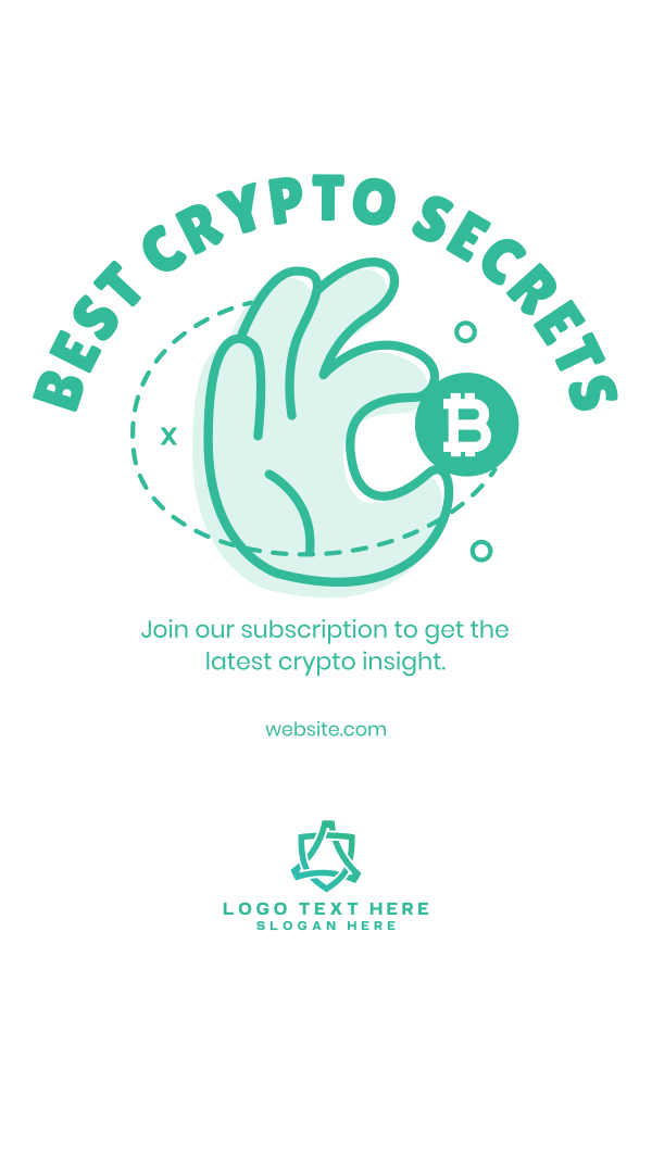 Crypto Insights Instagram Story Design Image Preview