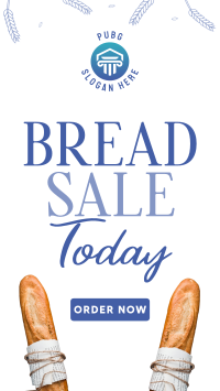 Bread Lover Sale Instagram Story Design