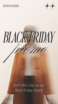 Black Friday Minimalist Promo TikTok Video Design