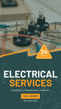 Anytime Electrical Solutions Instagram Story Design