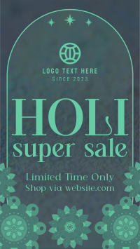 Holi Sale Patterns Instagram Reel Design