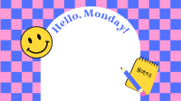 Monday Productivity Zoom Background Image Preview