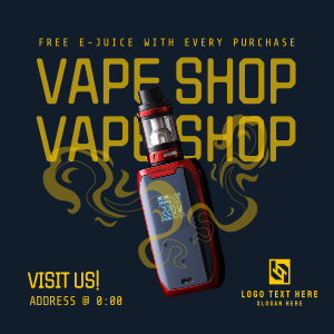 Vape Night Promo Instagram post Image Preview