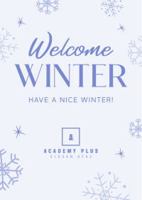 Welcome Winter Poster Image Preview