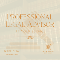 Legal Advisor At Your Service Linkedin Post Image Preview