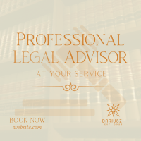 Legal Advisor At Your Service Linkedin Post Image Preview