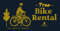 Free Bike Rental Facebook ad Image Preview