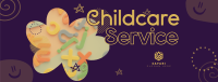 Doodle Childcare Service Facebook Cover Design