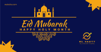 Eid Mubarak Mosque Facebook ad Image Preview