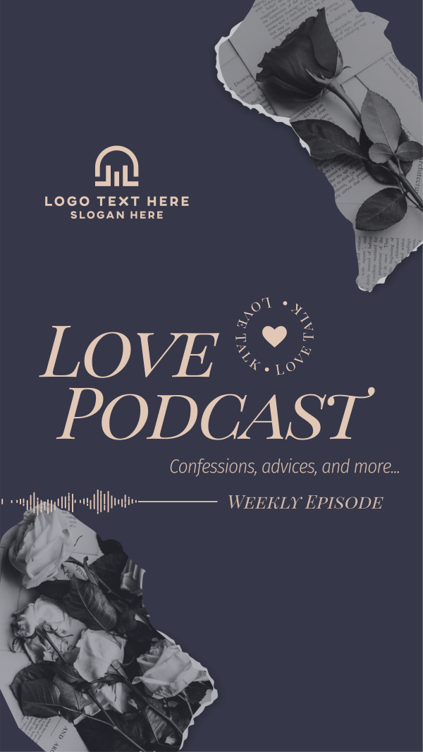 Love Podcast Instagram Story Design Image Preview