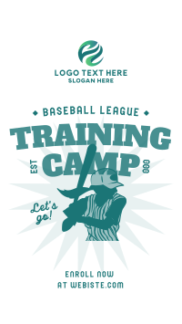 Baseball League Facebook Story Design