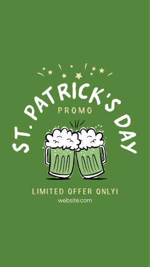 St. Patrick's Beer Instagram story Image Preview