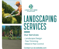 Landscaping Services Facebook Post Design