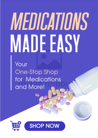 Modern Medical Pharmacy Shop Poster Preview