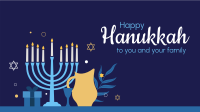 Magical Hanukkah Zoom background Image Preview