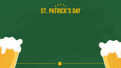 St. Patrick's Day  Zoom Background Image Preview