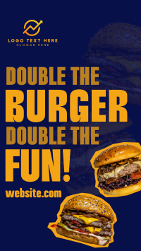 Burger Day Promo YouTube short Image Preview