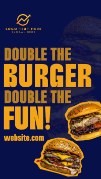 Burger Day Promo YouTube Short Design