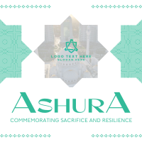 Ashura Islam Pattern Instagram Post Design