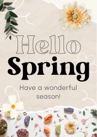 Hello Spring Flyer Image Preview