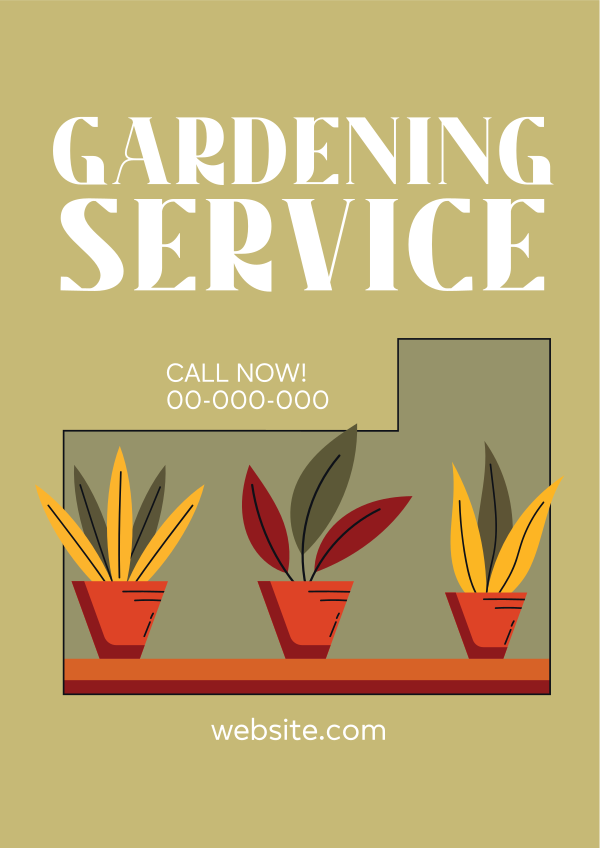 Gardening Professionals Flyer Design