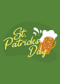 St. Patrick's Beer Poster Design