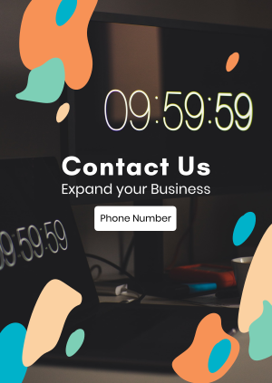 Creative Agency Contact Poster Image Preview