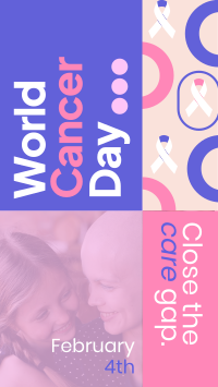 Funky World Cancer Day YouTube Short Design