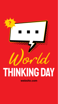 Comic Thinking Day Facebook Story Preview