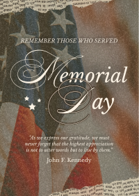 Rustic Memorial Day Poster Image Preview