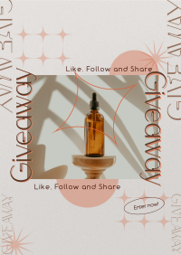 Beauty Product Giveaway Poster Image Preview