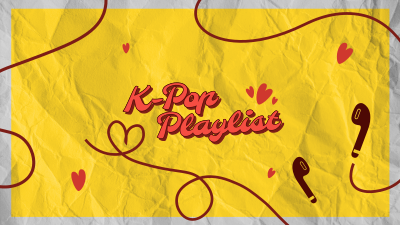 K-Pop Playlist YouTube Banner Image Preview